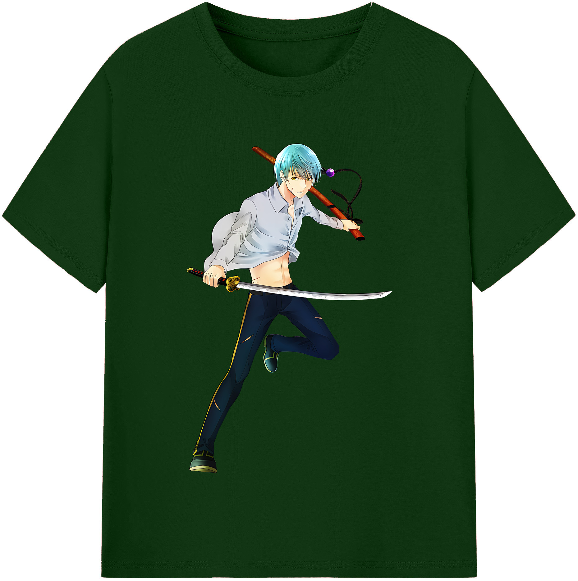 （画像用） 刀剣乱舞 Touken Ranbu 綿100％半袖Tシャツ（フロントプリント）